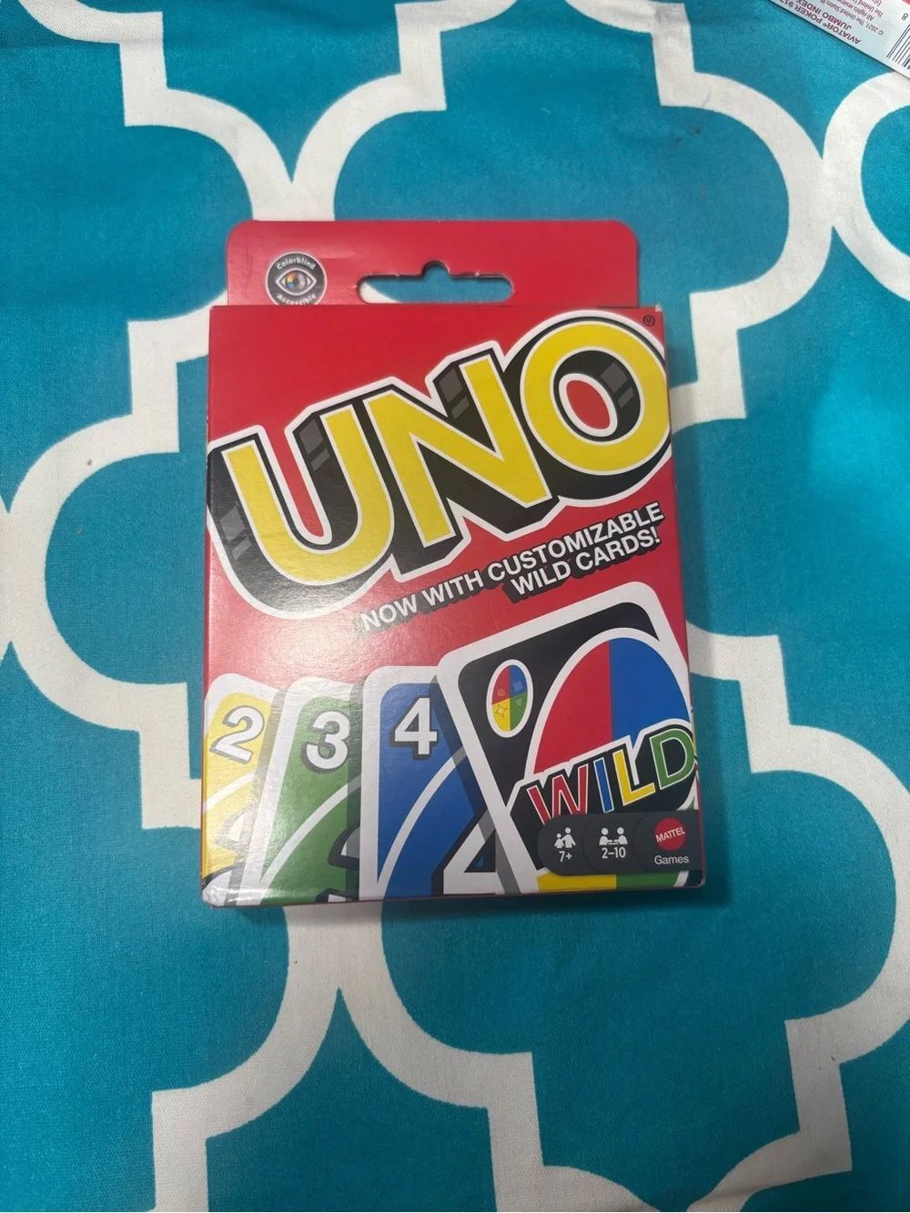 New UNO Card Game - Red Box